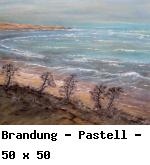 Brandung - Pastell - 50 x 50