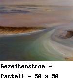 Gezeitenstrom - Pastell - 50 x 50