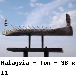 Malaysia - Ton - 36 x 11