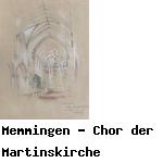 Memmingen - Chor der Martinskirche